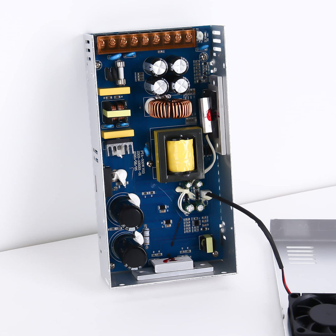 ANGEEK 48V 12.5A 600W DC Schaltnetzteil AC 110V/220V auf DC-48V Netzteil, Transformator mit konstant
