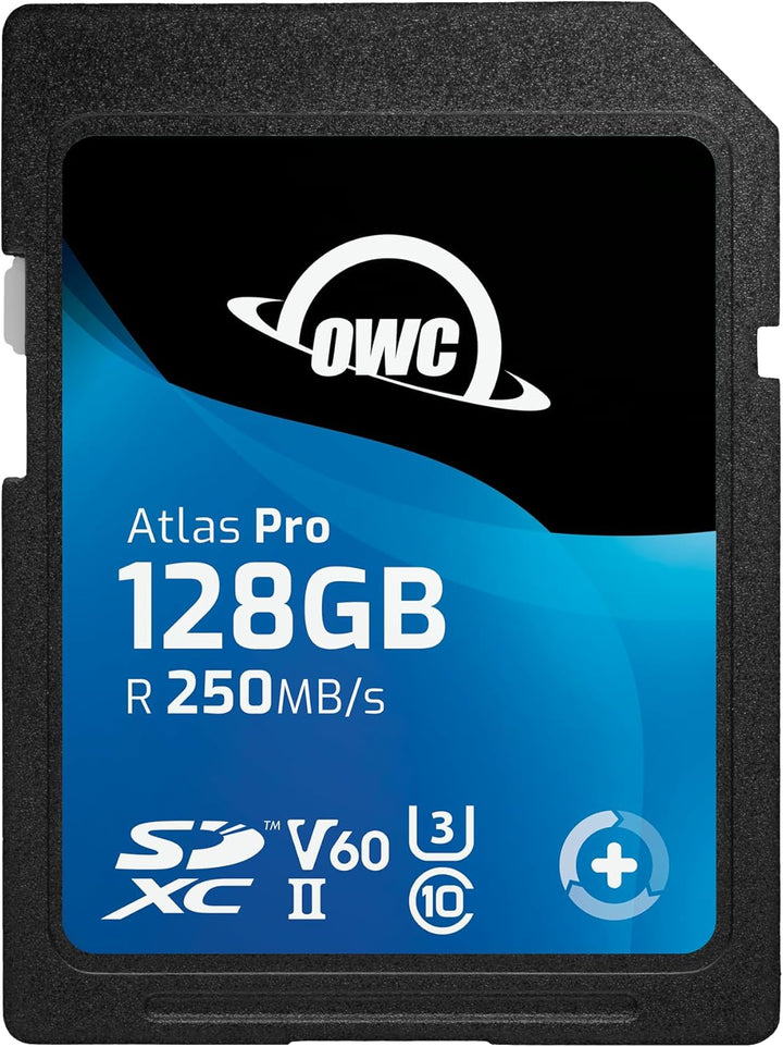 OWC Atlas Pro SDXC-UHS-II V60 Medienkarte, 128 GB, 128 GB