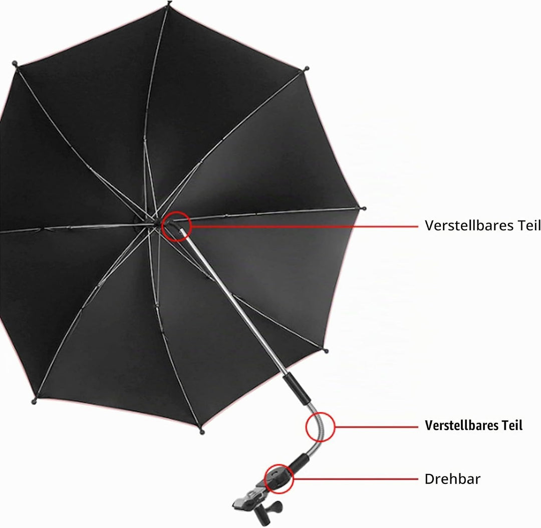 Stativschirm, blockiert Regen/Sonnenlicht für Fotografieren/Filmen im Freien oder Schattierung für F