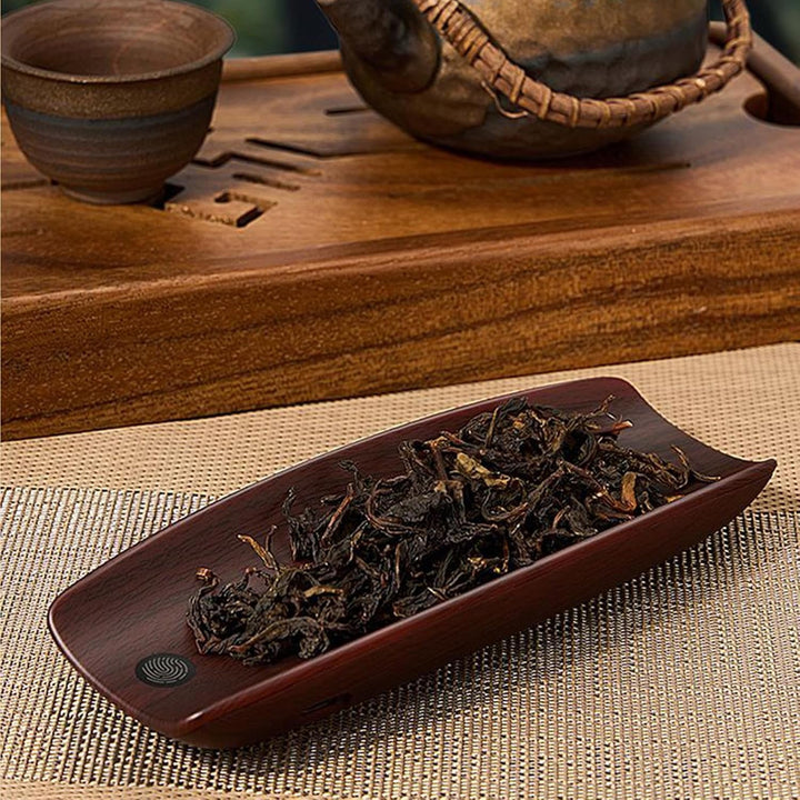 Loose Tea Scale,Wiederaufladbare Grammwaage 0,1g Präzision,500g Wiegegerät Tee Kaffee Messwerkzeug -