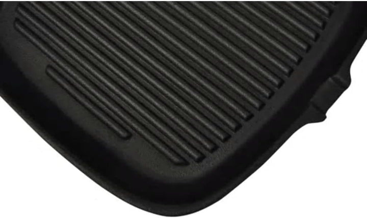 vidaXL BBQ 36cm Grillpfanne aus Gusseisen 36.5x24.5 cm, 36.5x24.5 cm