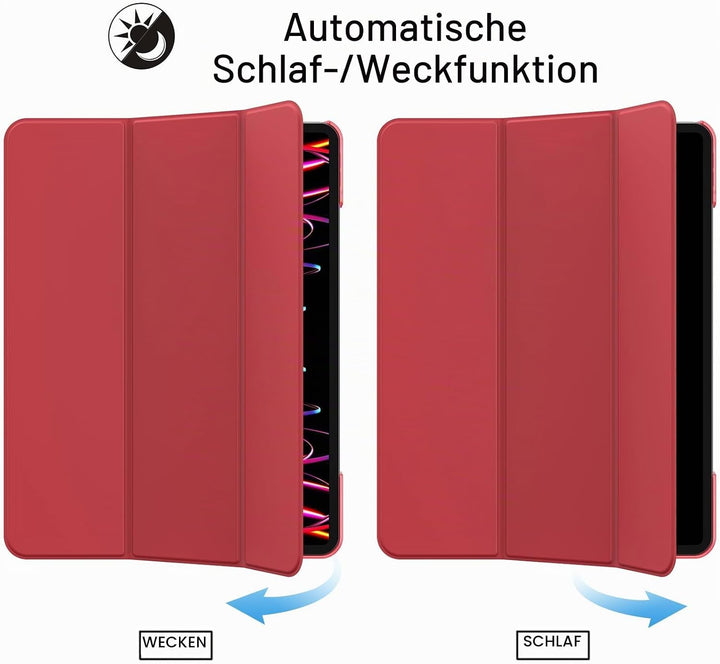 JETech Hülle für iPad Pro 12,9 Zoll (6./5. Generation, Modell 2022/2021), Unterstützung Pencil Aufla