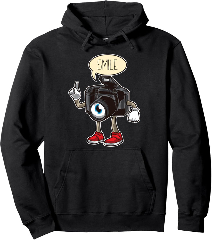 Lustige Kamera mit Cartoon für Kinder - Fotografie Pullover Hoodie