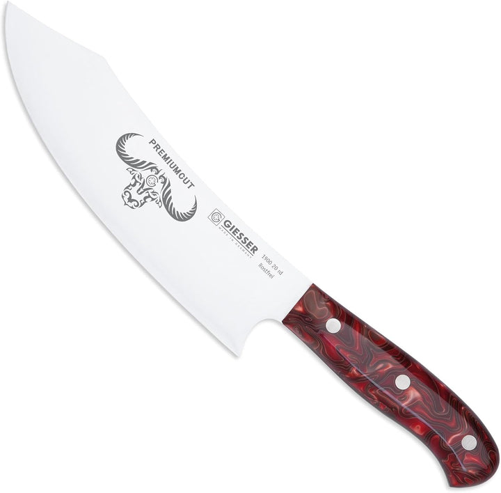 Giesser seit 1776 - Made in Germany - Kochmesser 20 cm Red Diamond, PremiumCut Chefs No 1, Küchenmes