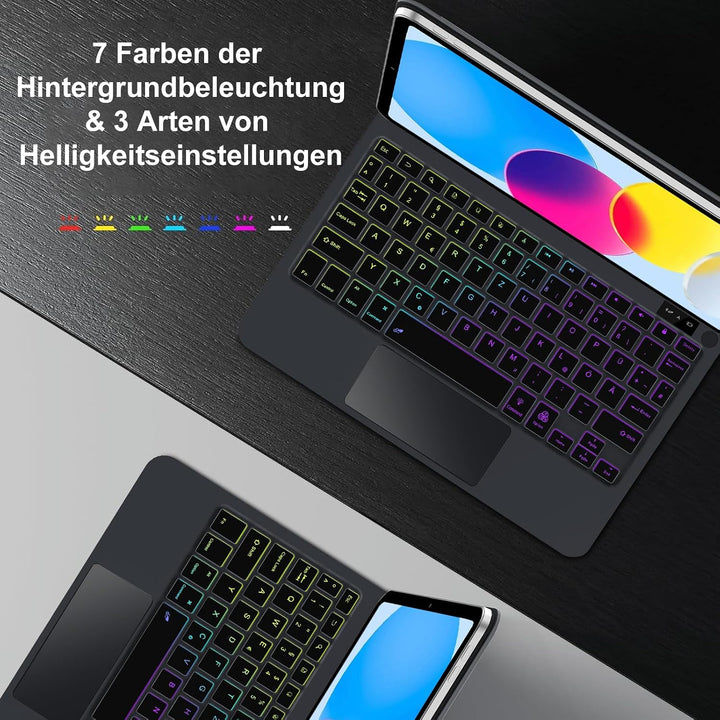 NeoMagic Keyboard für iPad (A16) 11 Generation 2025/10 Generation 2022 Schwarz +1 iPad (A16) 11/10 G