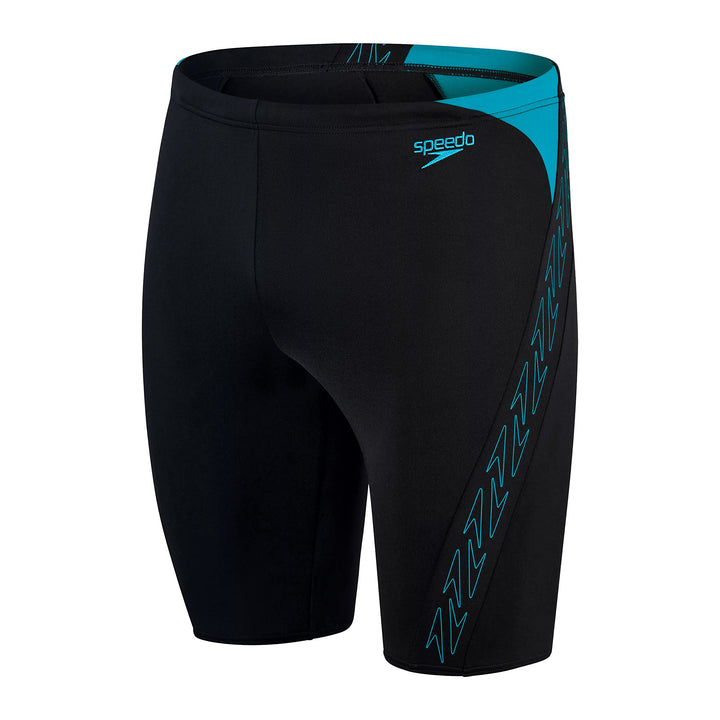 Speedo Herren Hyper Boom Schwarz/Bolt 38, Schwarz/Bolt 38