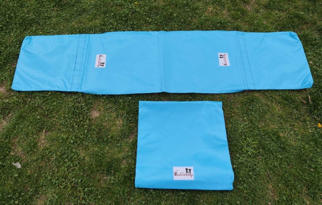 Callieway Agility Tunnel Stützsandsäcke (2er Pack) Standard - org (Cyan 2X)
