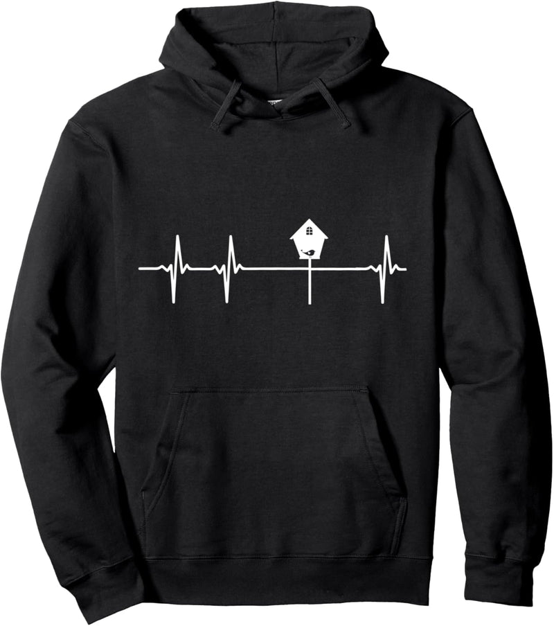 Birdwatching Heartbeat Pullover Hoodie