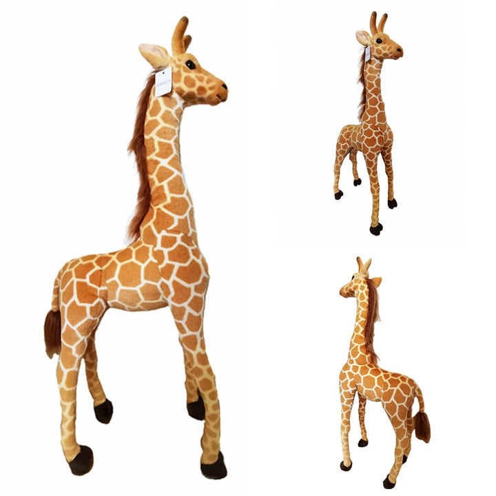 100cm 40" Giraffe Stofftier Grosses Plüschtier Babyzimmer Grosse Dekoration Figur Partydekoration
