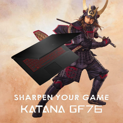 MSI Katana GF76 Gaming Laptop | 17.3" FHD 144 Hz Display | Intel Core i7-12700H | 16GB RAM | 512GB S