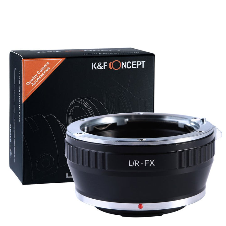 K&F Concept® L/R-FX Objektiv Adapterring Adapter Fuji FX Objektivadapter für Leica R Mount Objektive