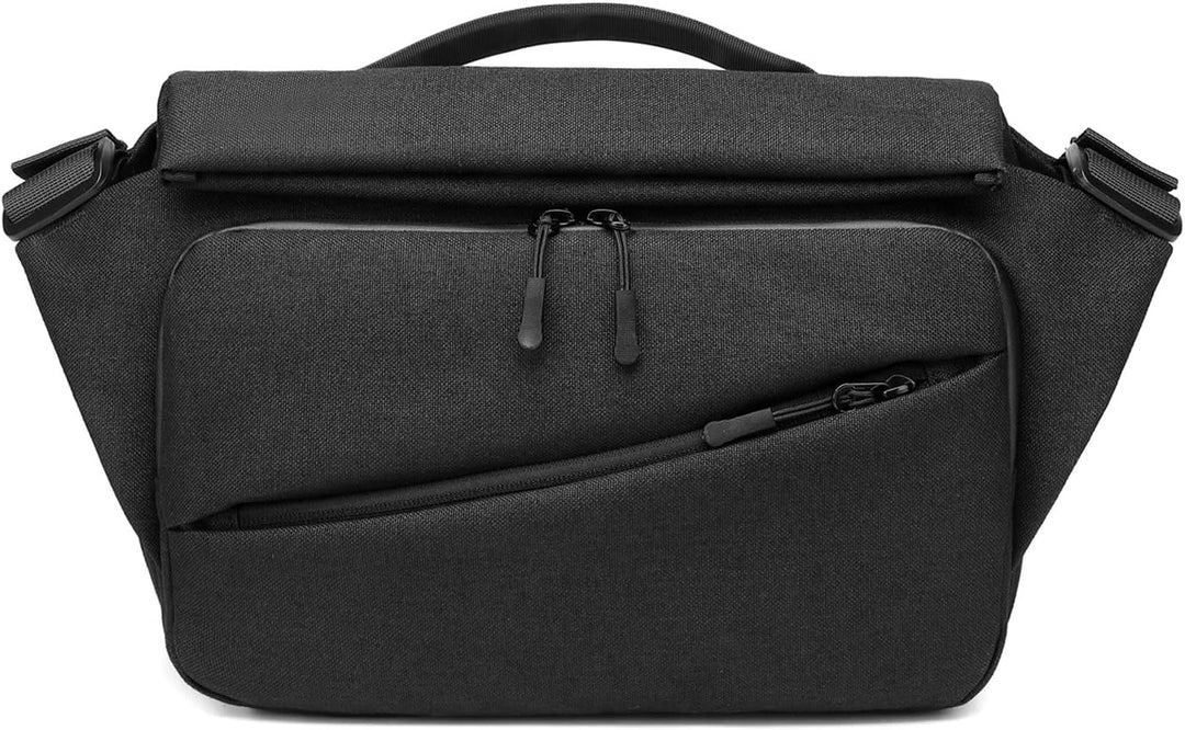 FANDARE Männer Umhängetasche Erweiterbar Schultertasche mit USB-Ladeanschluss Herren Messenger Bag C