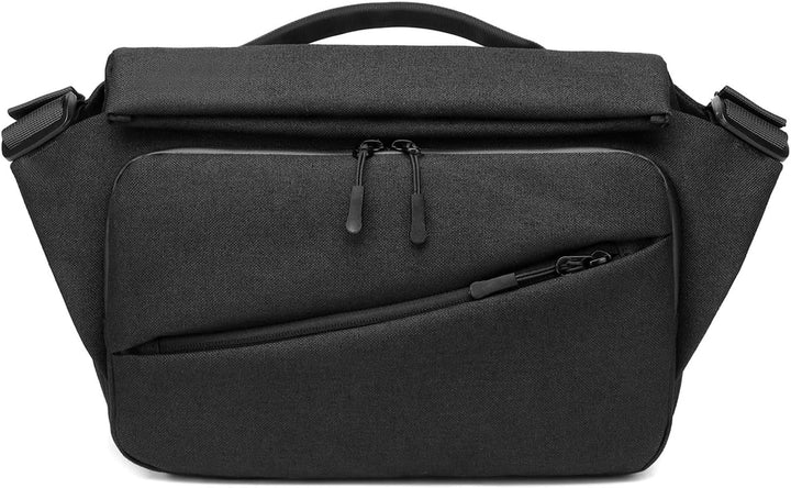 FANDARE Männer Umhängetasche Erweiterbar Schultertasche mit USB-Ladeanschluss Herren Messenger Bag C