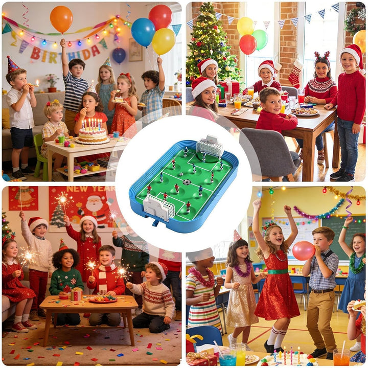 Tischfussball Kinder, Interaktives Tischfussball, Tischspiel Zubehör | Kickerspiel, 24,5*38,5*10,5cm