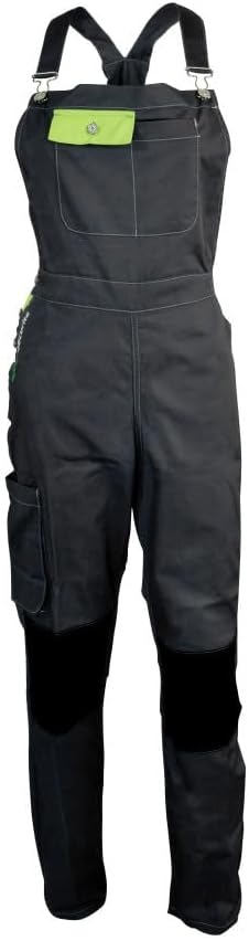 Fashion Sécurité Damen Pep's Arbeitsoverall Size M - 40/42 Gris/Citron, Size M - 40/42 Gris/Citron