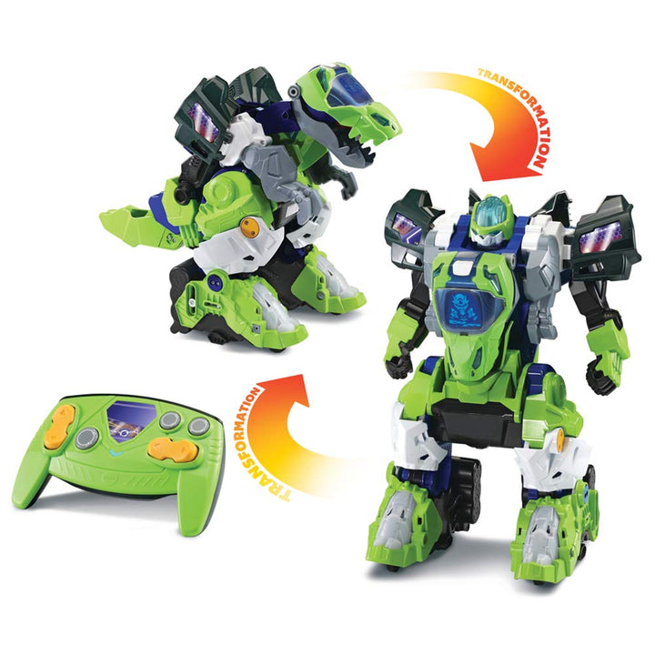 VTech - Switch & Go Dinos, Maxi Dinosaurier mit Geräusch, Ferngesteuerter Furio, der Mega T-Rex Robo
