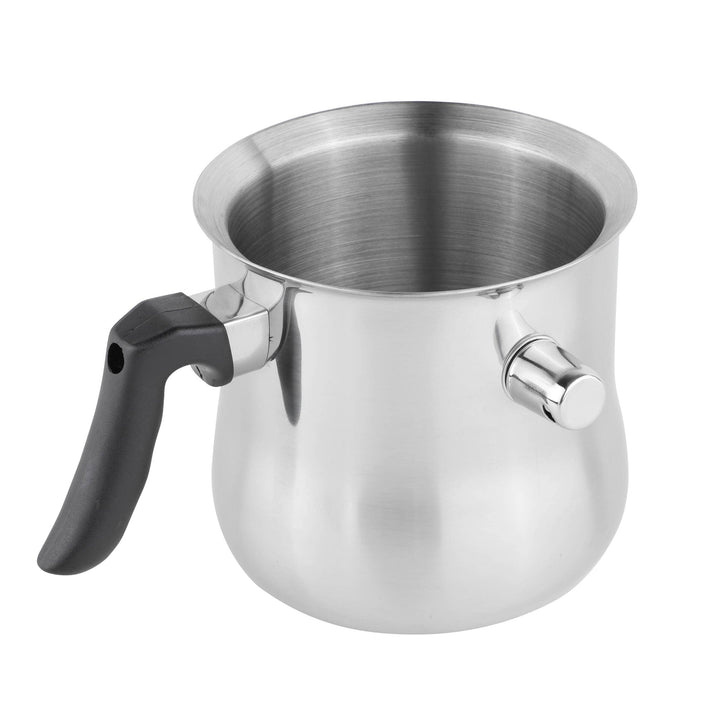 Haushalt International Milchtopf & Simmertopf (1,2 Liter) - Milchkochtopf doppelwandig, z.B. zum Mil