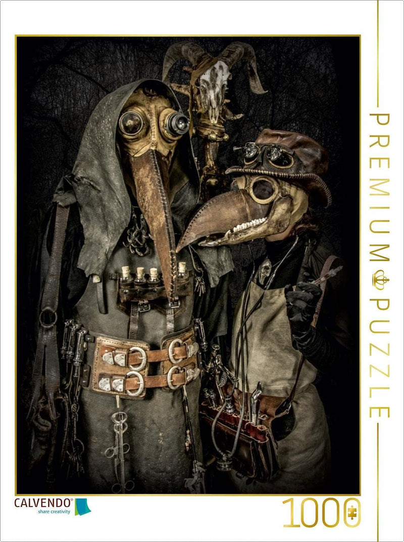 CALVENDO Puzzle Steampunk Pest Doktoren 1000 Teile Lege-Grösse 48 x 64 cm Foto-Puzzle Bild von Steam