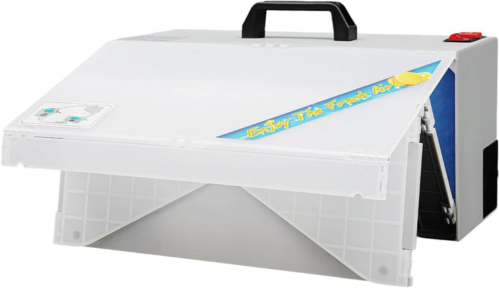 SHZICMY Airbrush Absauganlage 3m³/min, Airbrush Spritzkabine Absauganlage, Rutschfest Sprühkabine Ab