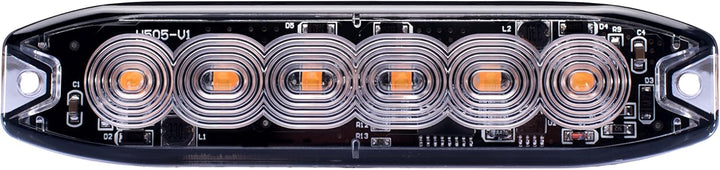 LED-MARTIN 2er Sparset R65 Blitzmodul SF6 - super flach - 12V 24V - mit ECE-R65 Zulassung - Als Fron