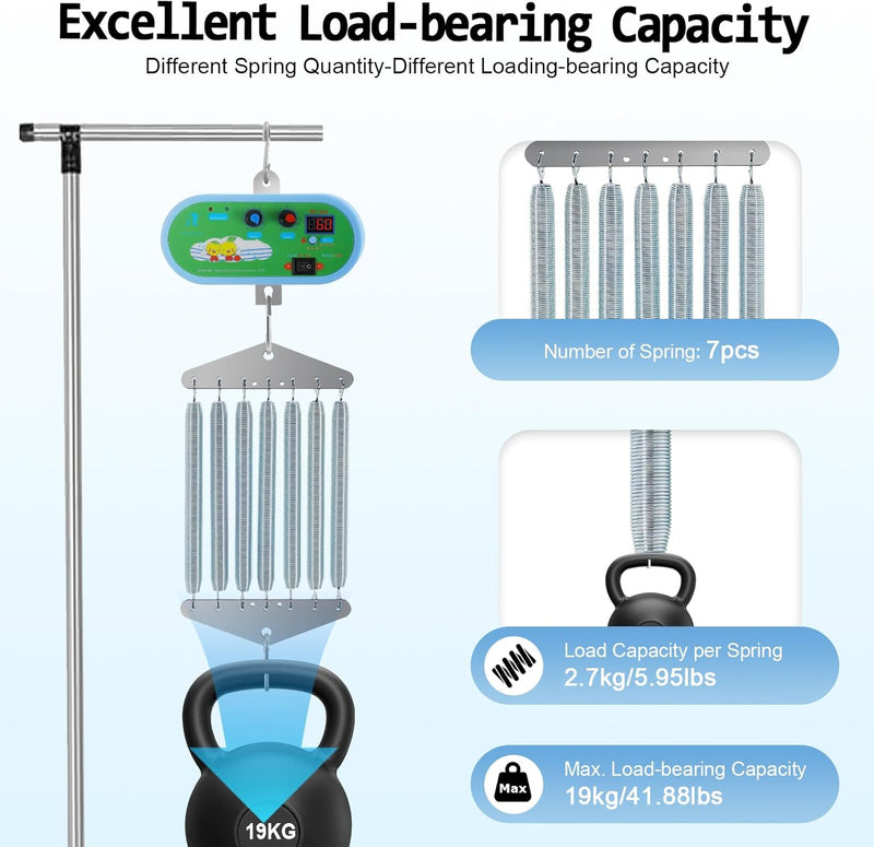 SABUIDDS Hanging Babyschaukel Controller Motor mit Timer, Hängende Automatische Feder für Babyhängem