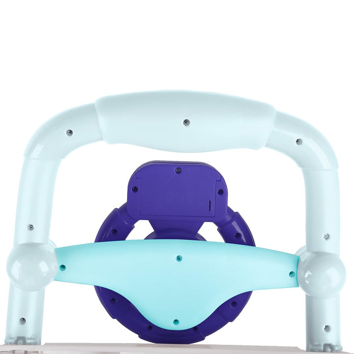 Interaktive Laufhilfe mit abnehmbarem Spielboard I Bunte Farben Musik Licht Sensor IBaby Walker Plas