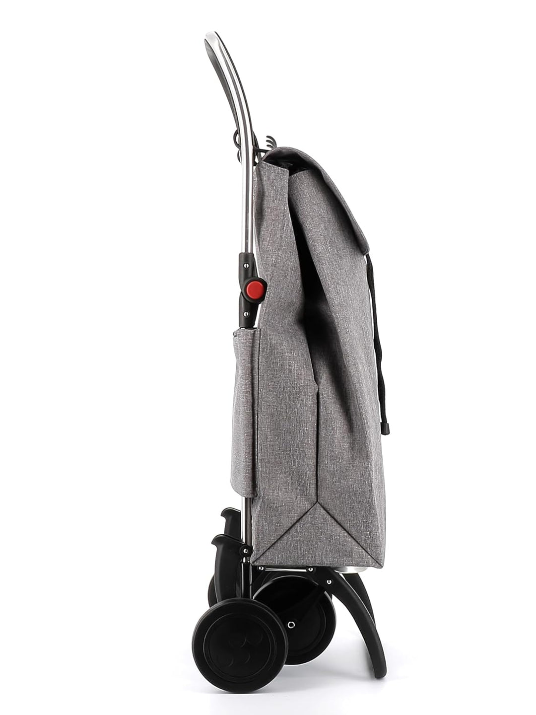 Klappbarer Einkaufstrolley Rolser I-Max Tweed 4 Räder - Grau 4 Räder Zusammenklappbar Grau, 4 Räder