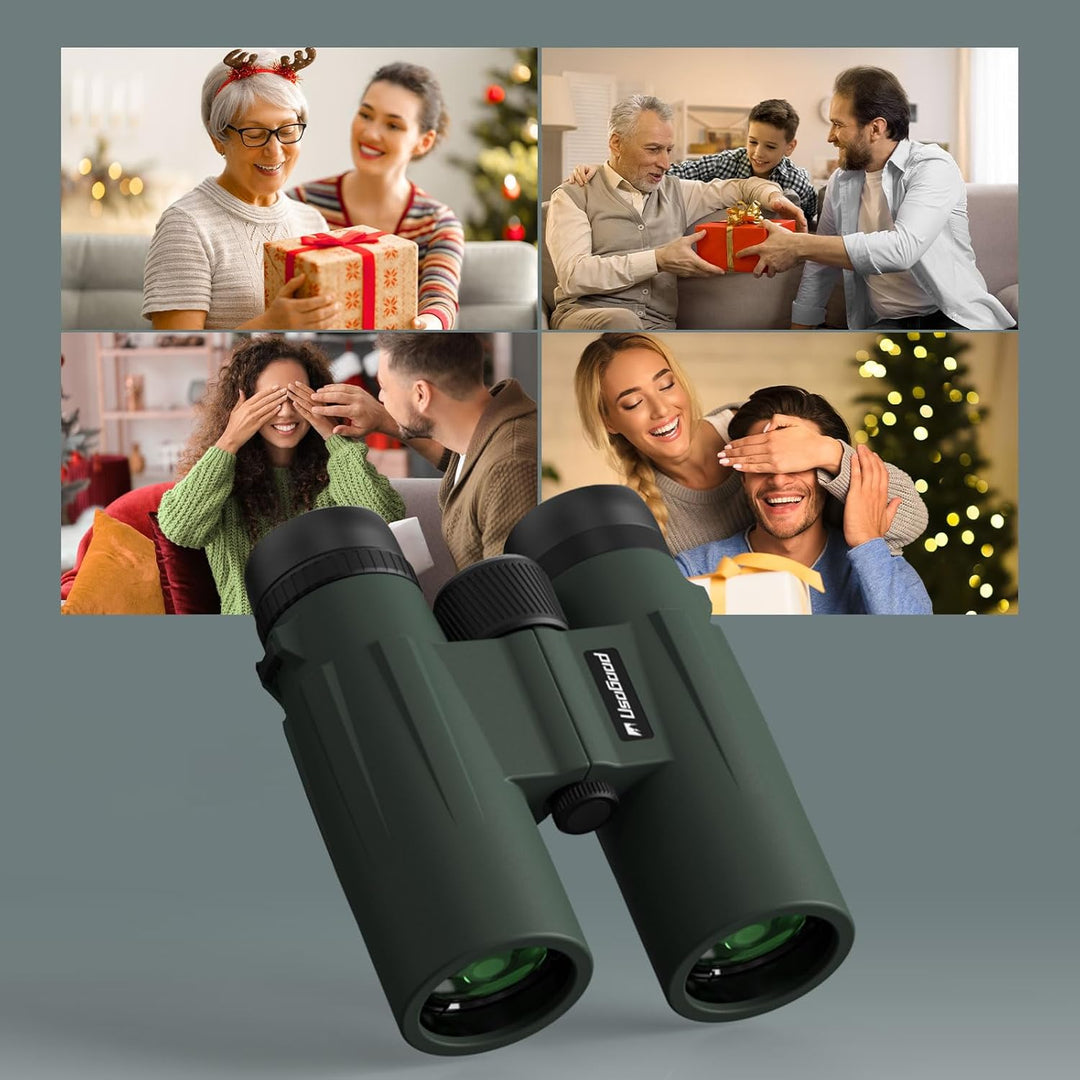 Usogood 12x50 Binoculars Professional mit GrossEr Reichweite Fernglas Erwachsene – Bak4-Prisma und L