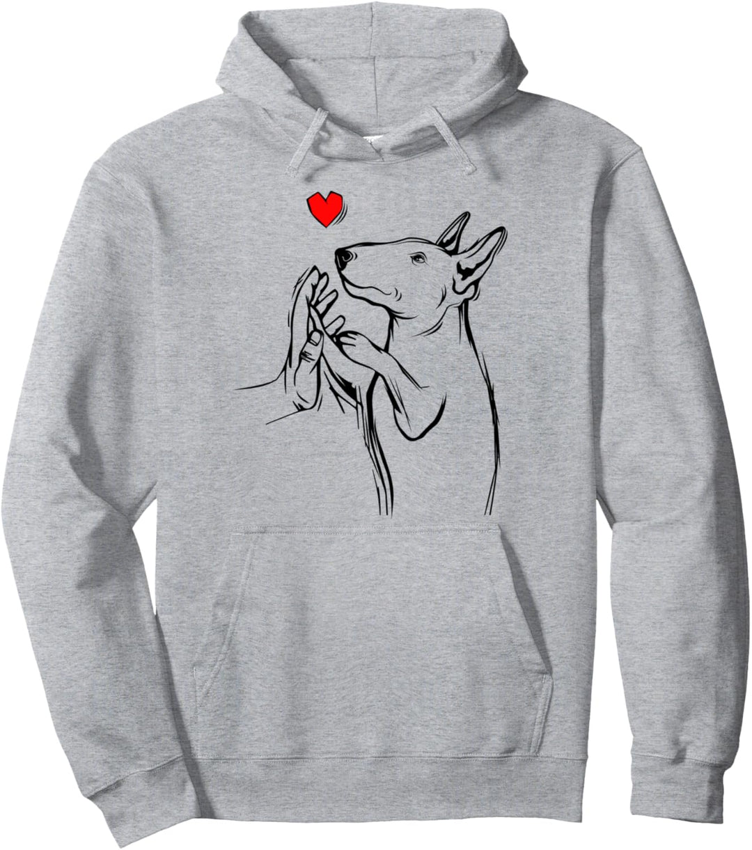 Bullterrier Hunde Mama Liebe Frauchen Hunde Pullover Hoodie