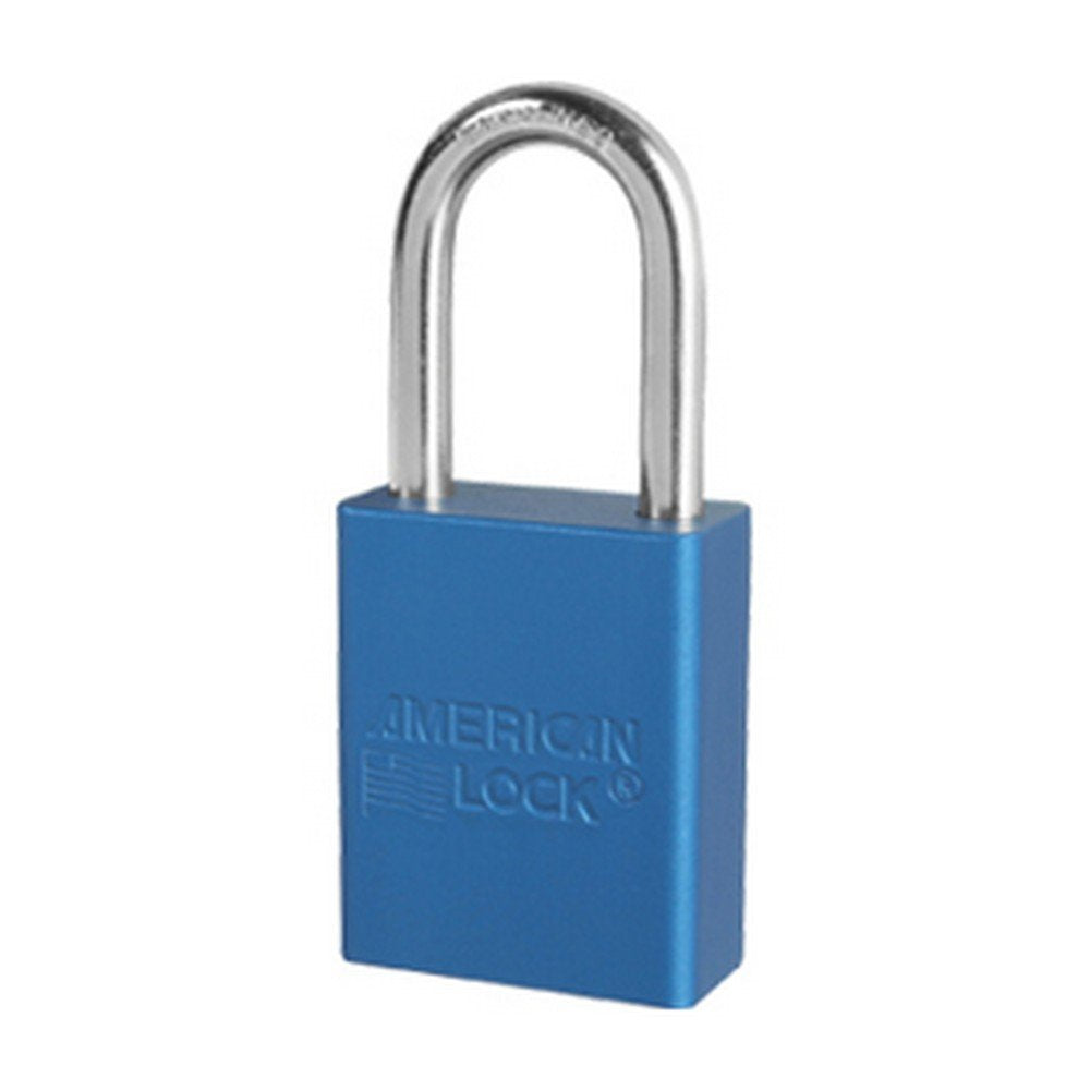 American Lock A1106BLU1KEY Q# DG7272 Vorhängeschloss, Aluminium, blau, 1