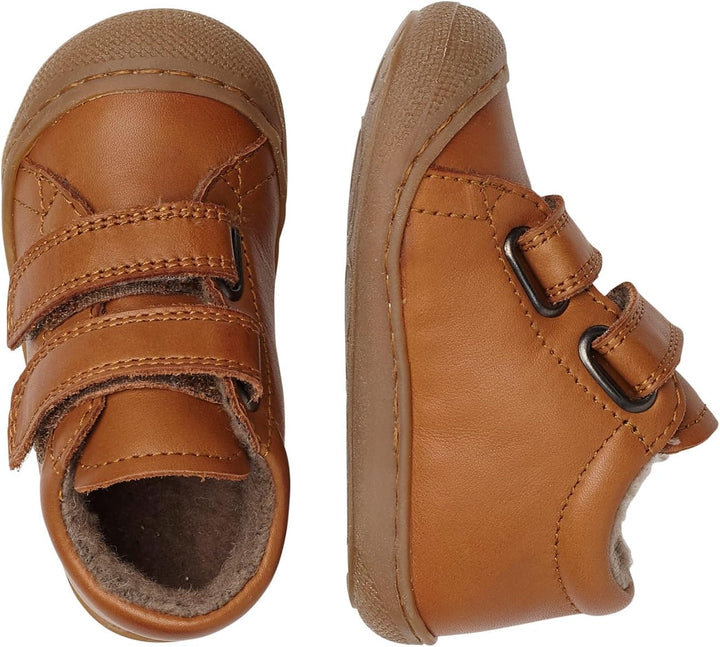 Naturino Cocoon VL-Lauflernschuh aus Nappaleder mit Wollfutter-Cognac 18 EU Cognac, 18 EU Cognac