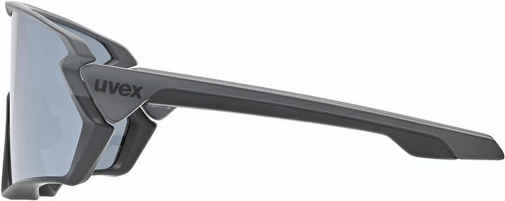 Uvex Unisex Sportstyle 231 Sportbrille (1er Pack) Einheitsgrösse black-grey mat/mirror silver, Einhe