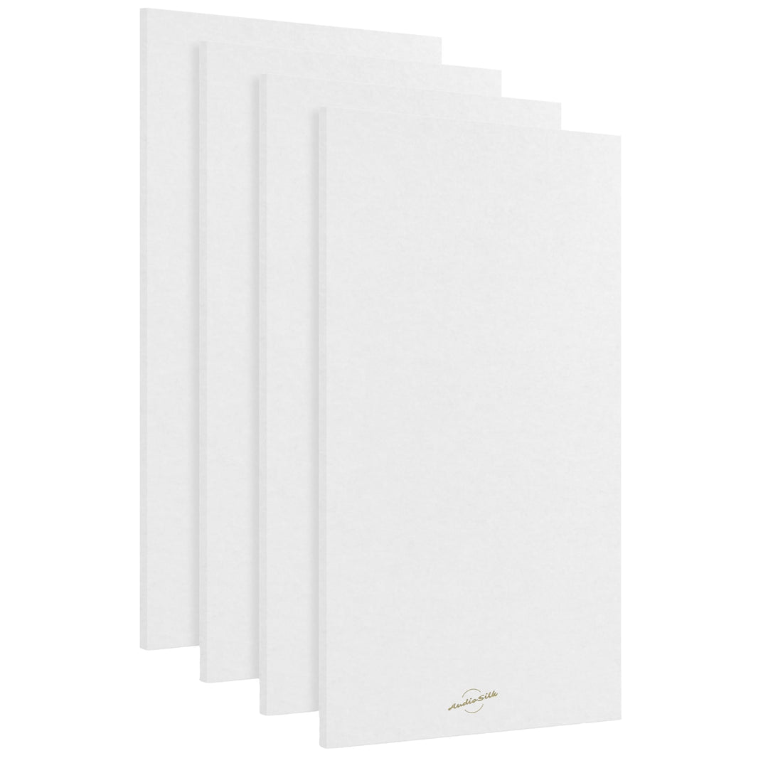 Akustikpaneele, 4er-Pack, RAUMKIT, gross, 116 x 58cm, Reines Weiss 4 Paneele - RAUMKIT Reines Weiss,