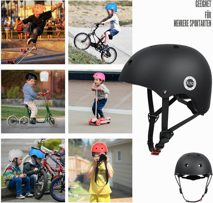 XJD Kinder Jugend Fahrradhelm Klassiker Kinderhelm CE-Zertifizierung für Multisport Fahrrad Klettern