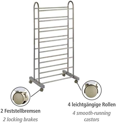 WENKO Schuhregal Mod. Giant ausziehbar mit 4 Rollen Braun