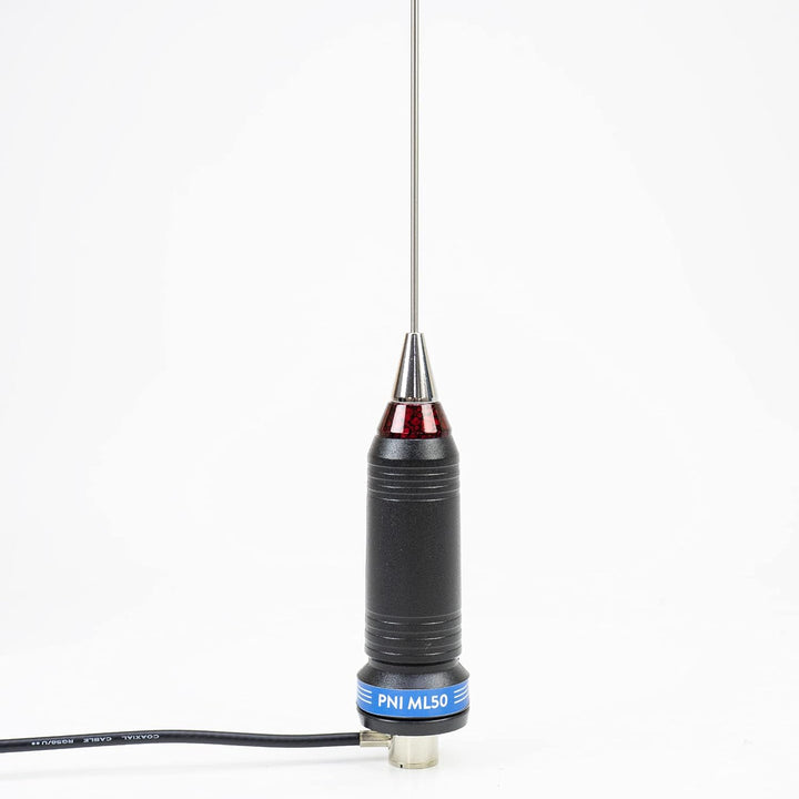 CB PNI ML50 Antenne, Länge 48cm, 26-28MHz, 600W mit RG58 Anschlusskabel 3,5 Meter, ohne PL259 Stecke