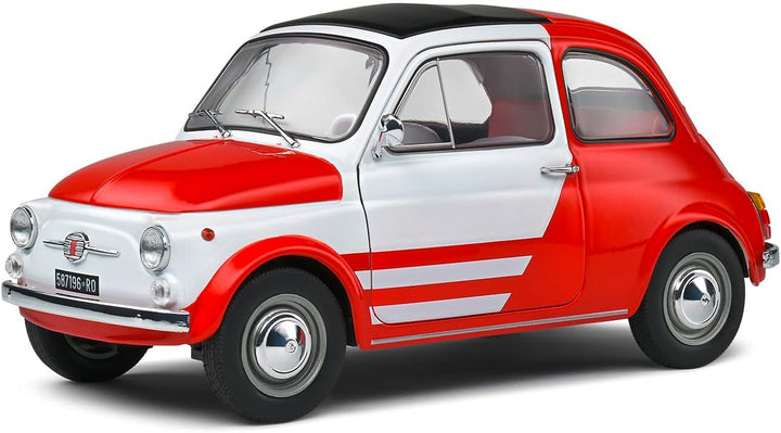 Solido - 1:18 FIAT 500 Robe di Kappa weiss