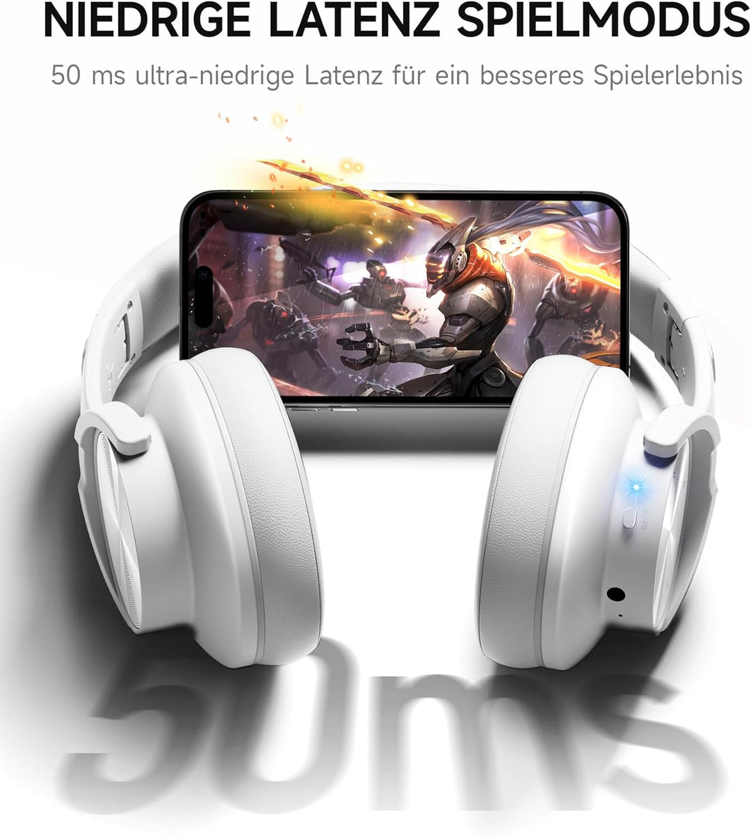 Picun B8 Bluetooth-Kopfhörer, 120 Stunden Kopfhörer, kabellos, Bluetooth, Freisprechanrufe, 3EQ & Sp