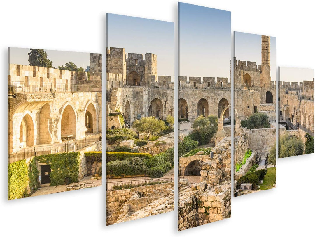 islandburner Bild auf Leinwand Jerusalem Israel Im Tower Of David Bilder Wandbilder Poster Leinwand