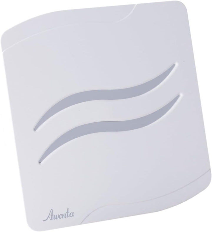Awenta Kleinraumventilator Wandventilator System Silent S-Line Weiss 100 H mit Nachlauf & Hygrostat