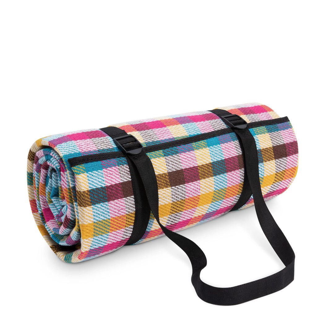 Paco Home Picknickdecke Campingdecke XXL Strand Picknickdecke Wasserdicht Mit Tragegriff Leicht Komp