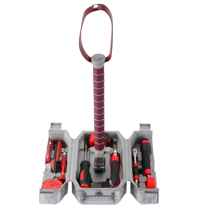 Hammer-Werkzeug-Set, tägliche Reparatur gefüllter Haushalt, Werkzeugkoffer, Zange, DIY-Reparatur-Kit