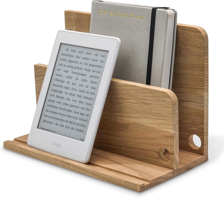 Briefablage Schreibtisch Organizer - Maestro - Tablet & Smartphone Ladestation Handy Briefhalter aus