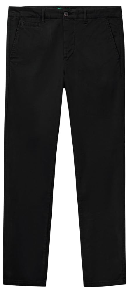United Colors of Benetton Herren Hose Hose 4dkh55i18 46 Schwarz 100, 46 Schwarz 100