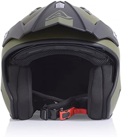 Acerbis Unisex-Adult Aria Jet Helmet, Oliv, XS