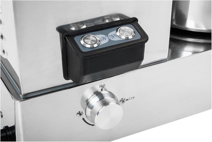Royal Catering Tischkutter Fleischkutter Küchenkutter Cutter (12 L, 1200 W, 230 V, 1100–2800 U/min,