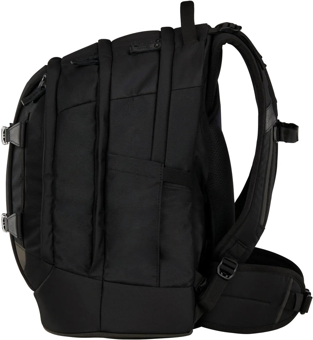 Satch Pack ab 5. Klasse ergonomisch 30L Stauraum standfest Organisationstalent Nordic Black - Schwar