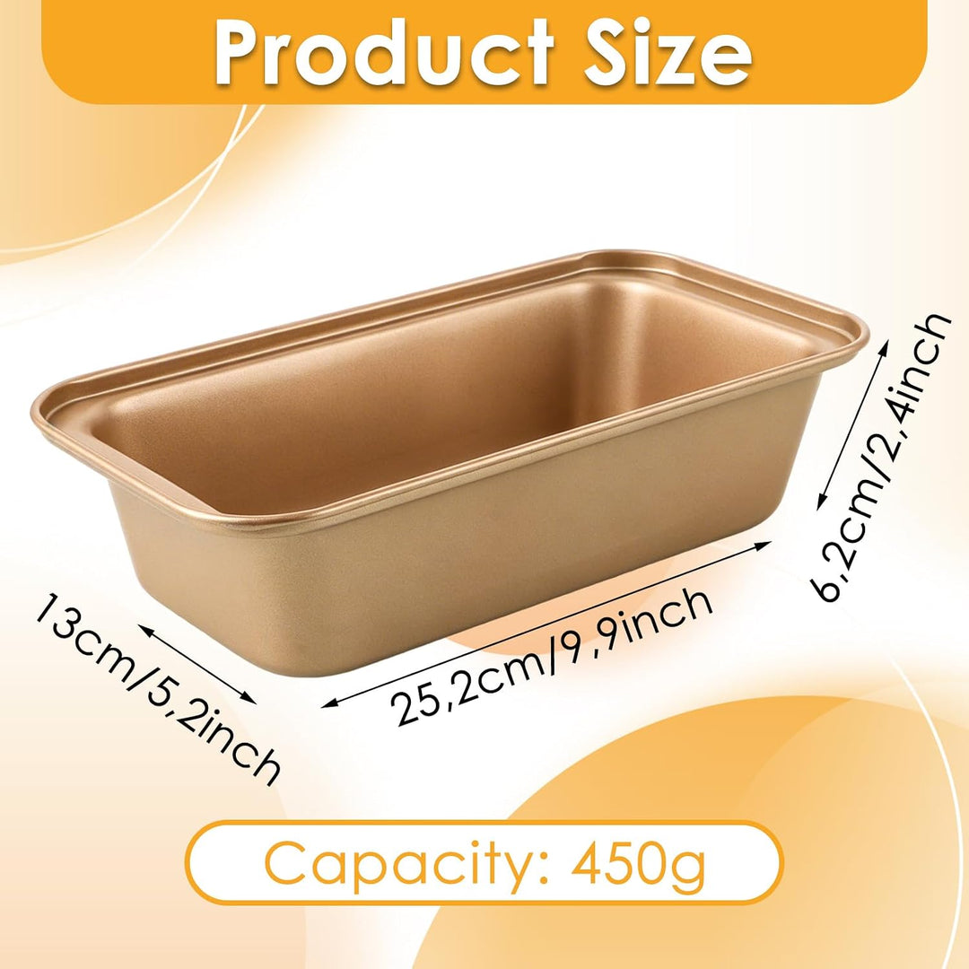 Brotbackform 5 Stück, Kastenform Brot 25,2 x 13 x 6,2 cm