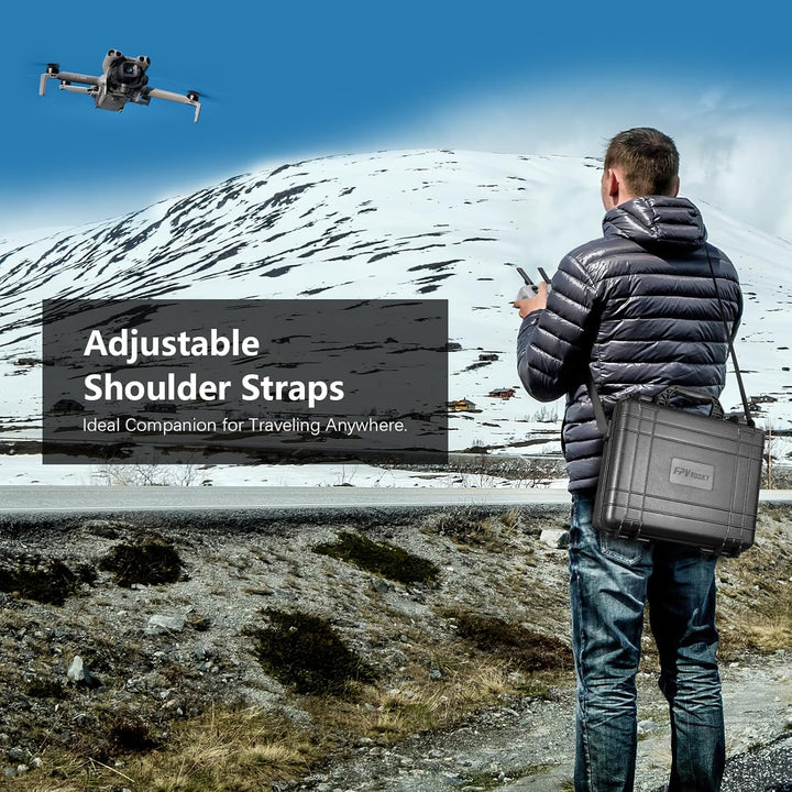 FPVtosky Wasserdicht Koffer für DJI Mini 5 Pro/Fly More Combo, Zweilagig Tasche für Mavic Mini 5 Pro