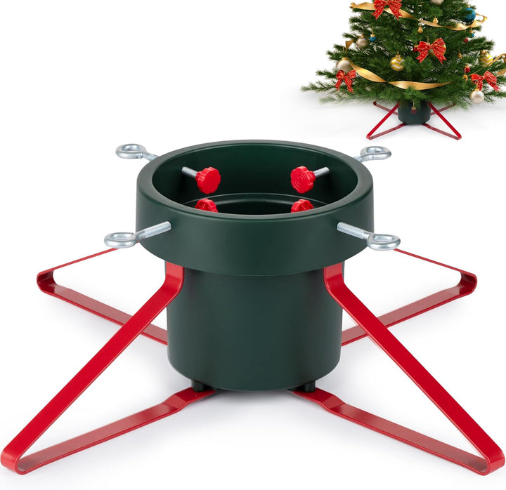 PUDO Christbaumständer Weihnachtsbaumständer Tannenbaumständer mit Wassertank: Baumständer Weihnacht